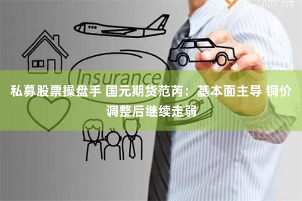 私募股票操盘手 国元期货范芮：基本面主导 铜价调整后继续走弱