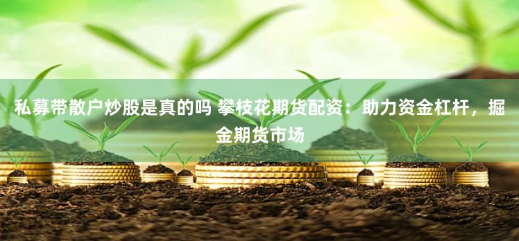 私募带散户炒股是真的吗 攀枝花期货配资：助力资金杠杆，掘金期货市场